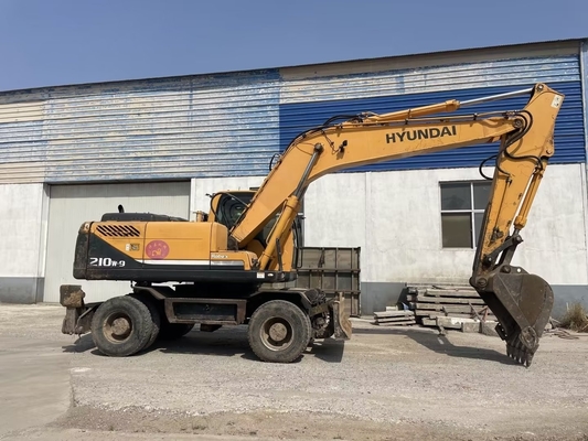 0-2000 Horas de Trabalho Excavadora Hyundai 210W-9 usada com motor EPA e tinta original