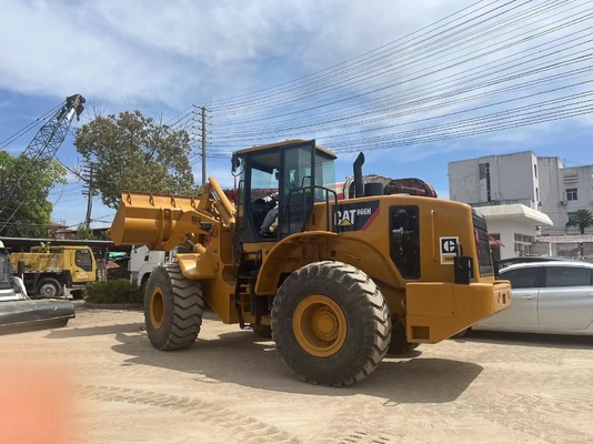 Tractor de carregador dianteiro CAT966H Carregadores de rodas usados para restaurante