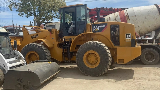 Tractor de carregador dianteiro CAT966H Carregadores de rodas usados para restaurante