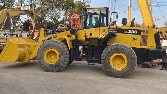Peintura original Komatsu WA330 30ton Usado carregador de rodas com motor original e Japão