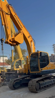 Escavação original Hyundai 220LC-9S com motor de 96KW e certificação EPA