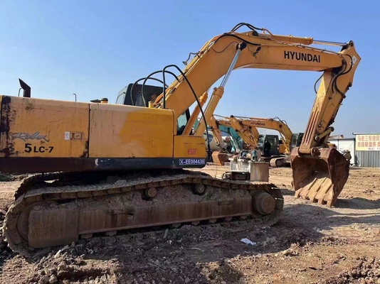 33 TON Coreia EPA Motor Hyundai 335LC-7 Excavadora hidráulica Excavadora móvel de tipo raspador