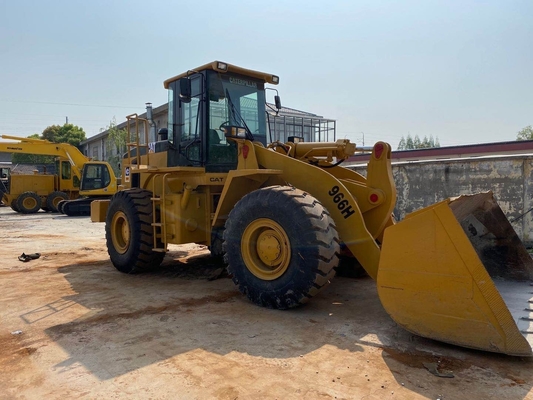 CAT 966H Carregador de rodas usado em bom estado e válvula hidráulica Liyuan do Japão