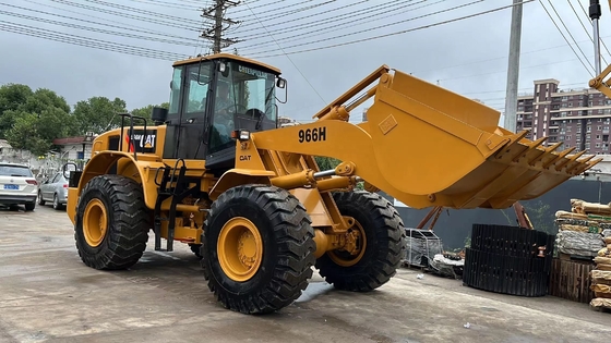 Carregador de rodas Caterpillar 966H de alto desempenho com cilindro hidráulico Liyuan