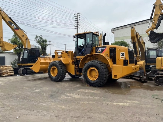 Carregador de rodas Caterpillar 966H de alto desempenho com cilindro hidráulico Liyuan