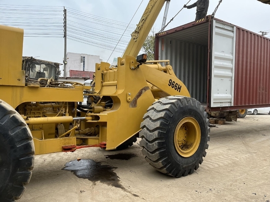 Carregador de rodas Caterpillar 966H de alto desempenho com cilindro hidráulico Liyuan