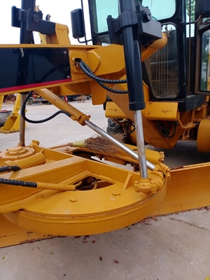 Japão Máquina Usada CAT 140H Grader Usada com 127KW Máquina de Roda Hidráulica