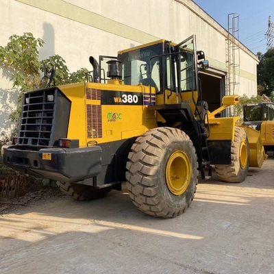 Bom estado de segunda mão Komatsu WA380 Carregador usado Excavadora Cor Original Carregador de Pagamento