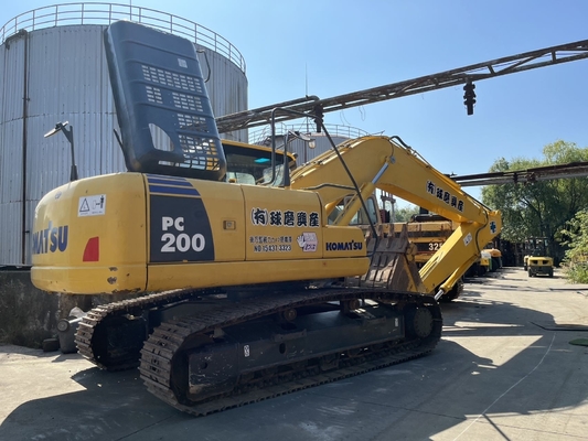 Fabricação de escavadeira usada Komatsu Japão Excavadora original pc200 para lojas de materiais de construção