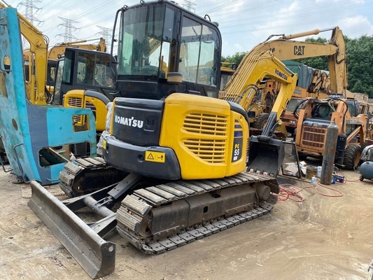 Excavadora mini japonesa original 5T Komatsu PC55 EPA Motor em bom estado Shanghai