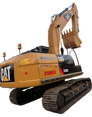 Excavadora usada Caterpillar 320D2 Excavadora de 20 toneladas com válvula hidráulica Liyuan do Japão