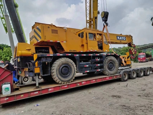 178/kw Kato KR-35H 35TON Guindaste usado Japão Máquina hidráulica original Peso operacional