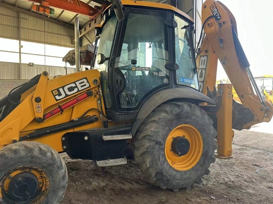 Horário de trabalho reduzido JCB 3CX Backhoe Loader com motor original do Reino Unido em tipo de roda móvel