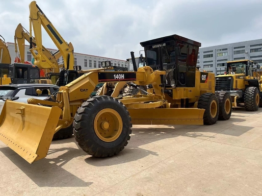 Japão Original Usado Caterpillar 140H Motor Grader para Construção de Horas de Trabalho Baixas