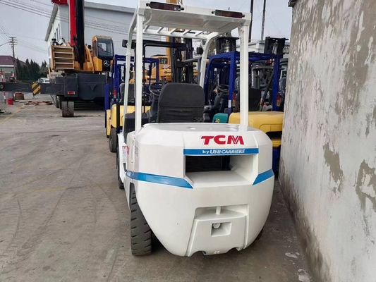 Alimentos e Bebidas Usados Japão Caminhão elevador a diesel TCM 3 toneladas com cilindro hidráulico Nabtesco