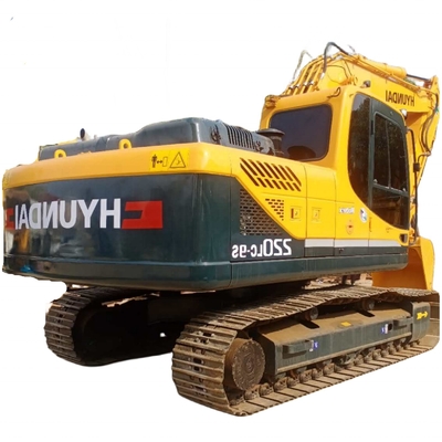 Excavadora usada Hyundai 220LC-9S 20 toneladas com capacidade de balde de 0,3m3 na Coreia