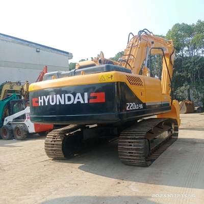 Excavadora usada Hyundai 220LC-9S 20 toneladas com capacidade de balde de 0,3m3 na Coreia