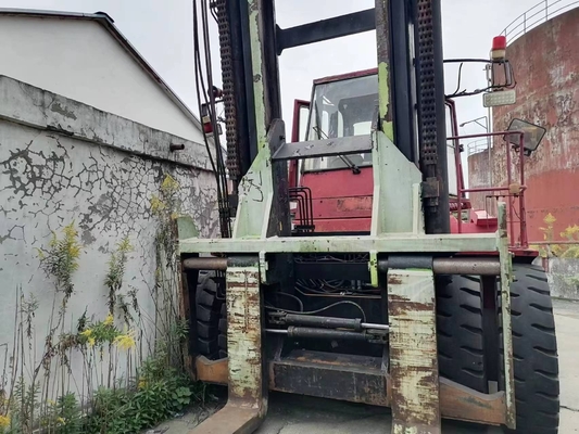 Caminhão de empilhadeira de 25 toneladas Mitsubishi FD250 com motor CAT e bomba hidráulica Nabtesco