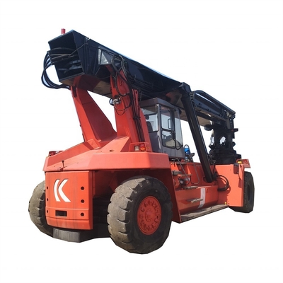 90% Kalmar Reach Stacker DRD450 Torre de guindaste 45 toneladas Container Telescópica manipulador