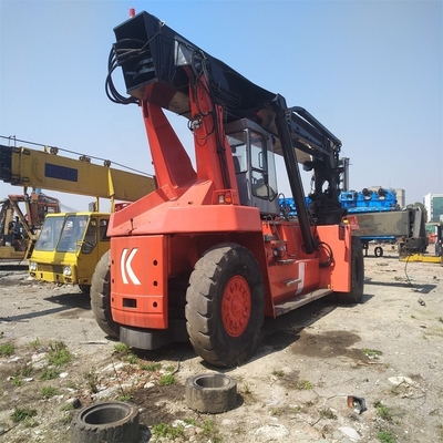 90% Kalmar Reach Stacker DRD450 Torre de guindaste 45 toneladas Container Telescópica manipulador