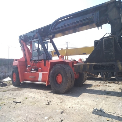 90% Kalmar Reach Stacker DRD450 Torre de guindaste 45 toneladas Container Telescópica manipulador