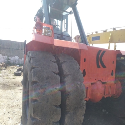 90% Kalmar Reach Stacker DRD450 Torre de guindaste 45 toneladas Container Telescópica manipulador