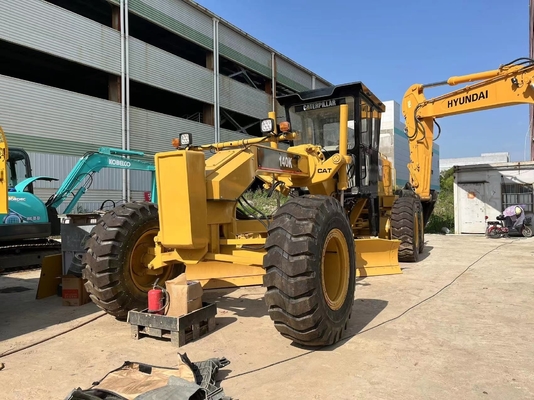 CAT Caterpillar140K Grader Usado Land Flat Machine com e bom desempenho do Japão