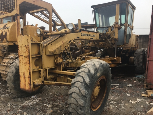 Boa condição, rolha de tambor duplo CAT 12G, máquina de classificação de terra usada do Japão.