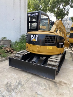 Excavadora mini CAT305 usada com peso operacional de 0,8 TON e sistema hidráulico