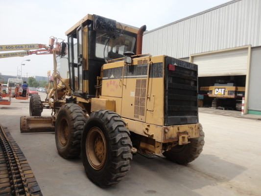 CAT Caterpillar120H Grader bom desempenho e do Japão para máquina de terra usada