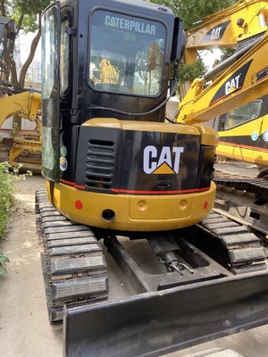 Excavadora mini CAT305 usada com peso operacional de 0,8 TON e sistema hidráulico