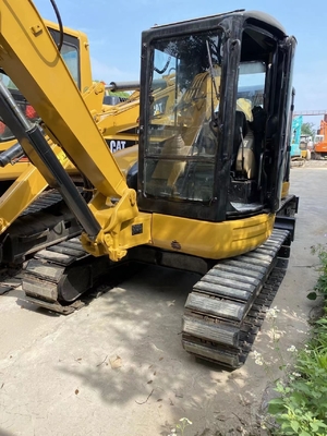 Excavadora mini CAT305 usada com peso operacional de 0,8 TON e sistema hidráulico