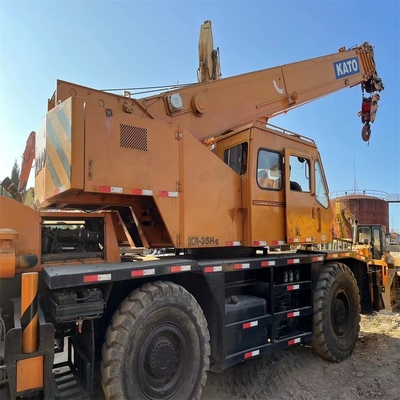 Crane de segunda mão original de 35 t Kato Japão para máquinas de construção