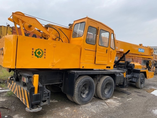 Original Japão KATO 45TON guindaste de caminhão hidráulico em Xangai Em boas condições