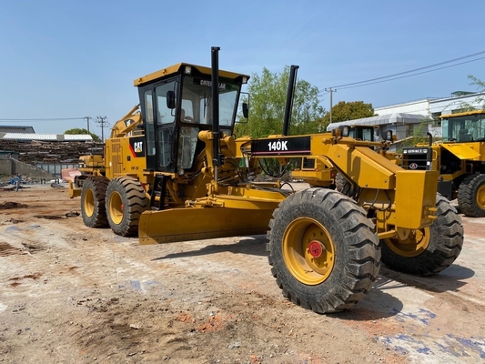 Bom desempenho de segunda mão 140K Motor Grader Cat140 Grade usado para construção