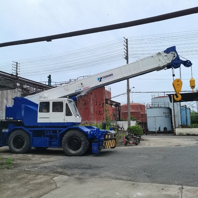 Japão fabricado TADANO 25 toneladas guindaste segunda mão 25T caminhão móvel com horas de trabalho em estoque