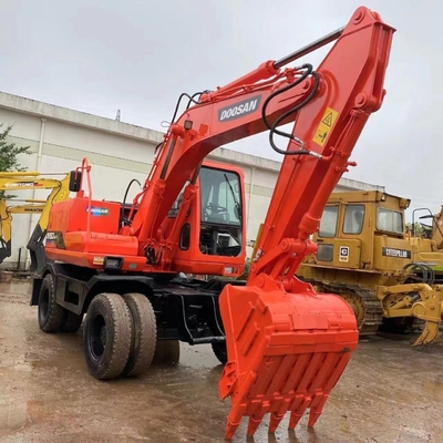 Japão Doosan DH150W-7 Excavadora com pintura original e capacidade de balde de 0,1m3 no Japão