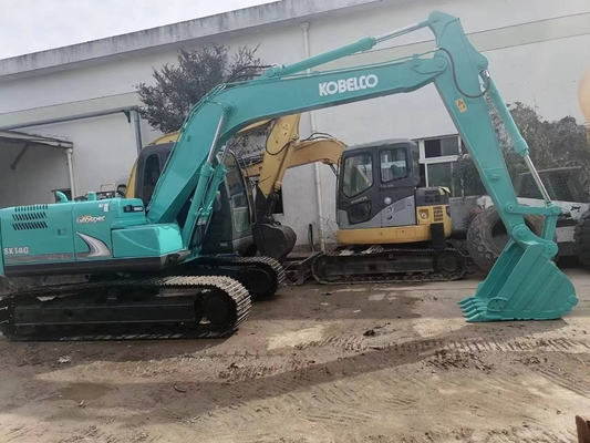 Excavadora Kobelco SK140 usada com pintura original e capacidade de balde de 0,1m3 do Japão