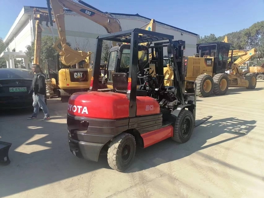 Max. Carga de elevação 3TON Diesel Japão Original TOYOTA FD30 empilhadeira