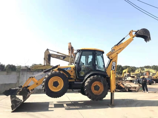 Grande demanda de cilindro hidráulico Liyuan usado carregador de retroescavadeira JCB 4CX