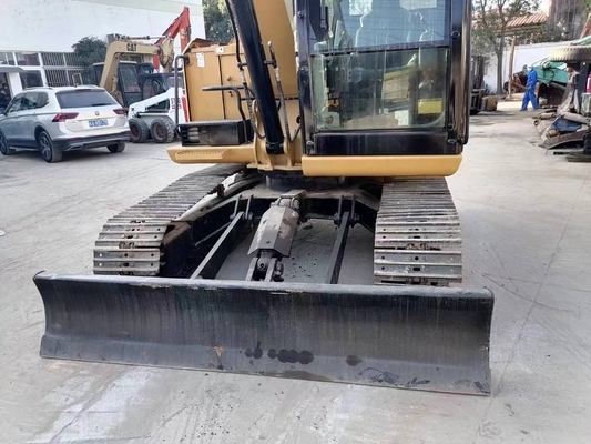 Excavadora diesel usada de 7 toneladas Caterpillar 307E2 de alta eficiência operacional do Japão
