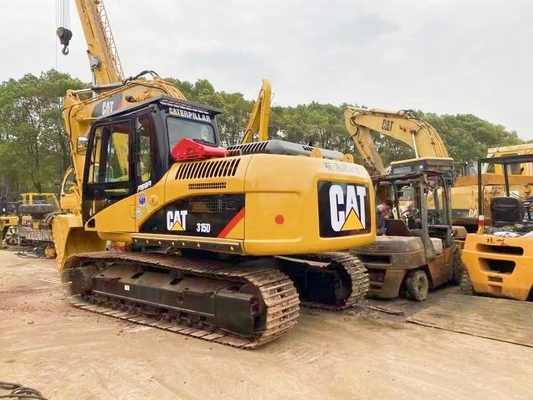 Fazendas Usadas 15 toneladas Japão Tinta Original Excavadora Diesel Caterpillar 315D com Horários Baixos