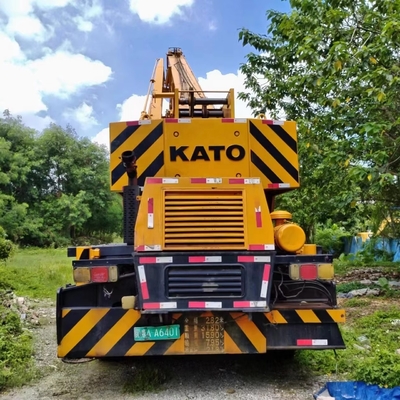 Kato KR-35H guindaste usado com motor japonês e peso operacional de 35 toneladas em alta demanda