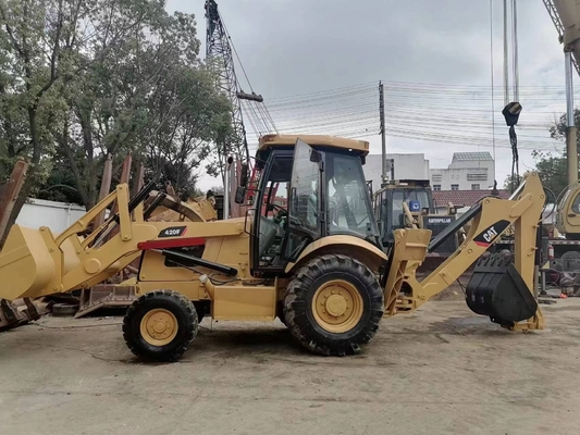 CAT 420F Carregadora de retroescavadeira com válvula hidráulica Liyuan do Japão, de peso operacional de 15 toneladas