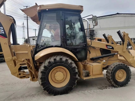 CAT 420F Carregadora de retroescavadeira com válvula hidráulica Liyuan do Japão, de peso operacional de 15 toneladas