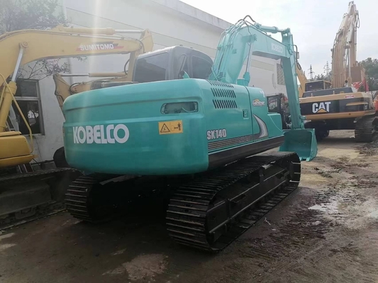 Excavadora original Japão 14T Kobelco SK140 em Xangai Em bom estado