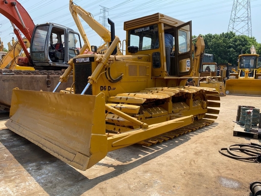 Bulldozer CAT D6D usado com cilindro e bomba Liyuan em excelente estado