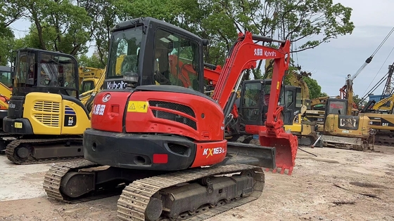 2000 KG Liyuan bomba hidráulica usado Kubota KX163-5 escavadeira em excelente estado
