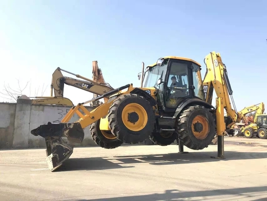 Carregador JCB 4CX usado Carregador de retroescavadeira de 15 toneladas com cilindro hidráulico Nabtesco do Japão