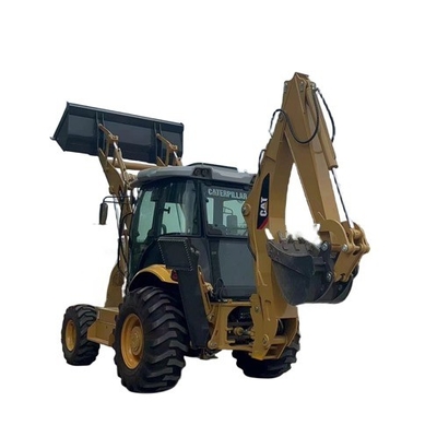 Carregador de tinta diesel original usado Caterpillar 420F com válvula hidráulica Nabtesco 2017